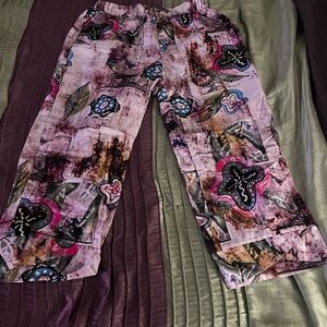 Women's Artistic Multicolor Capris